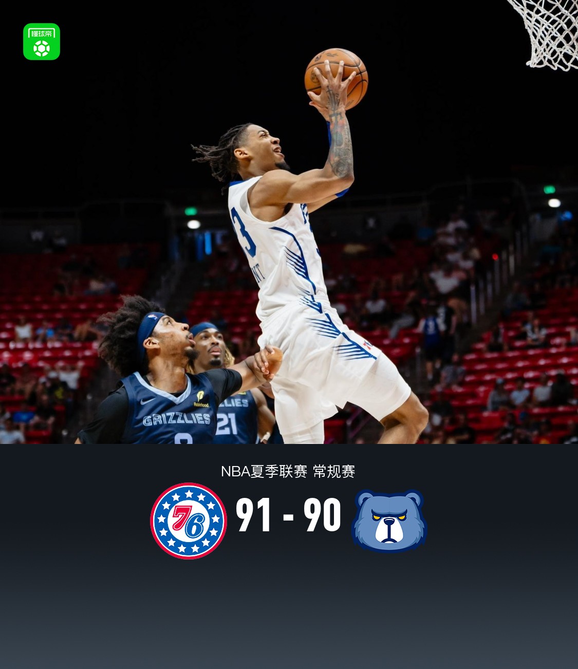 76人鏖战灰熊,欧文惊艳四座 76人鏖战灰熊,欧文惊艳四座