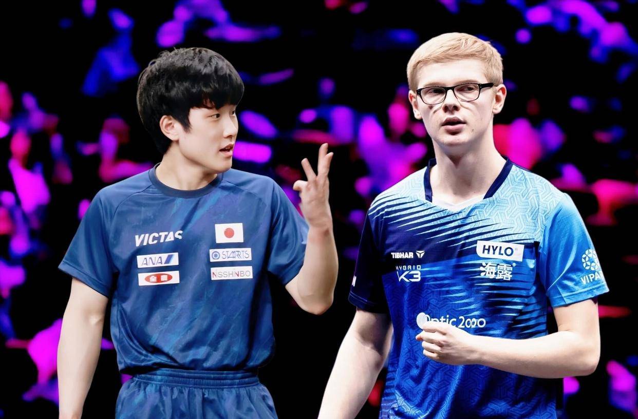 法国队轻取韩国队,张本智和统治全场 法国队轻取韩国队,张本智和统治全场