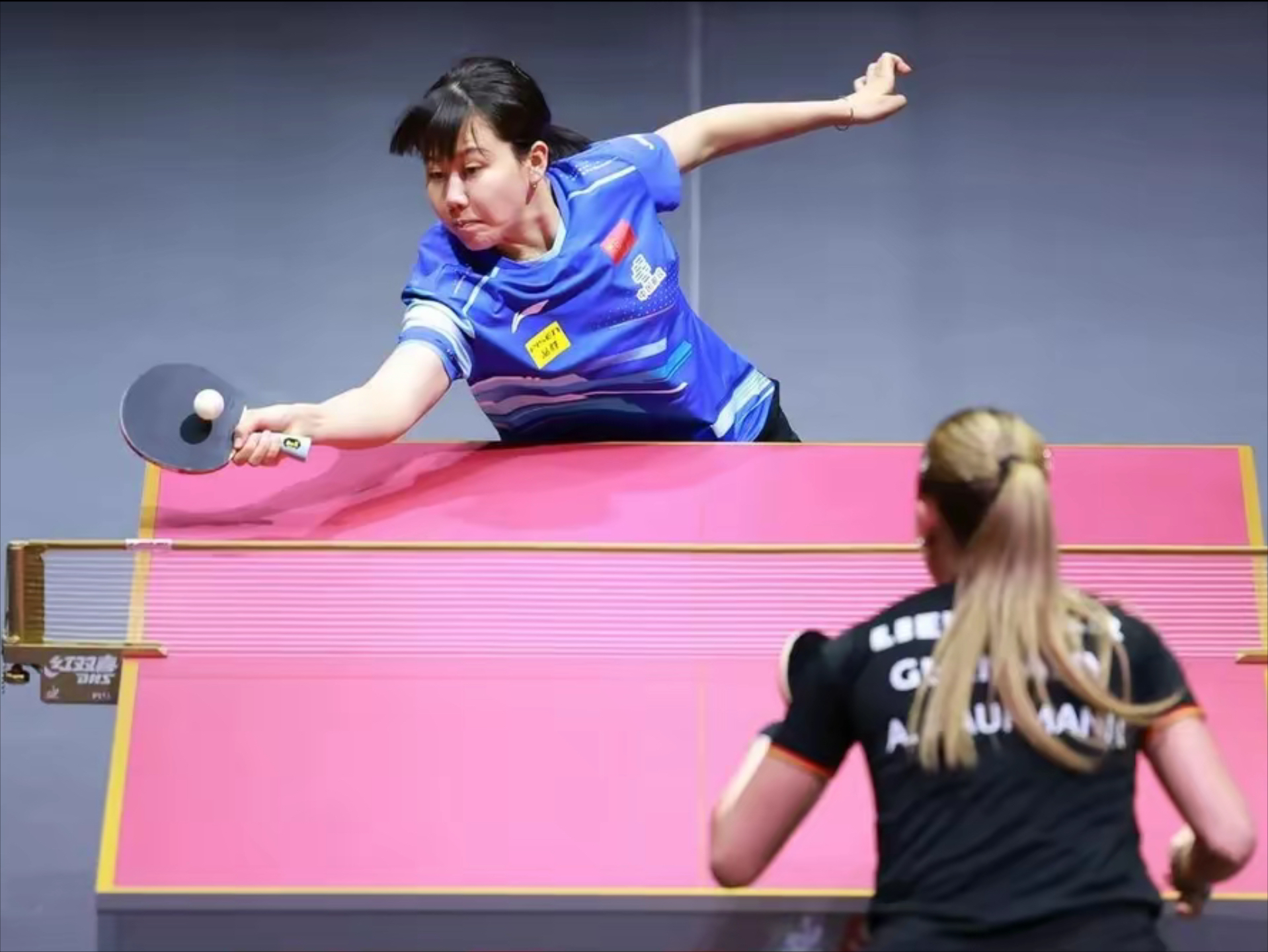 德国乒乓球队险胜法国乒乓球队，奥恰洛夫爆发神勇