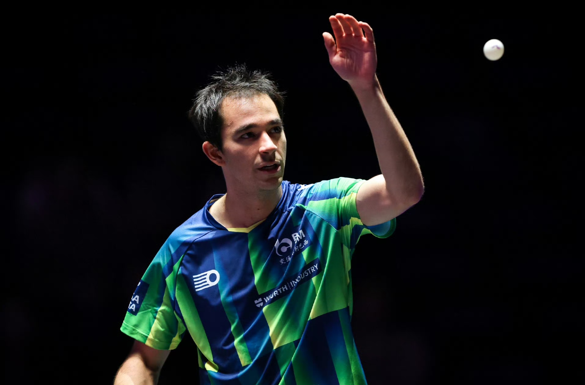 德国乒乓球队完胜比利时乒乓球队，张继科制霸全场